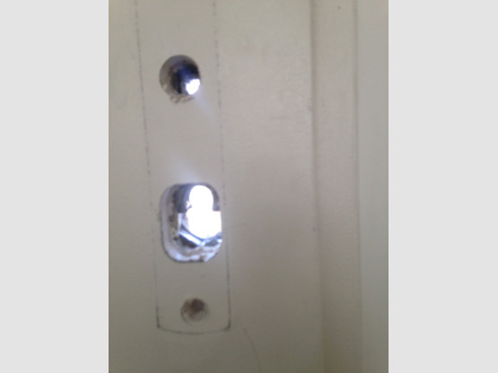 cylindre et poignée enlevés